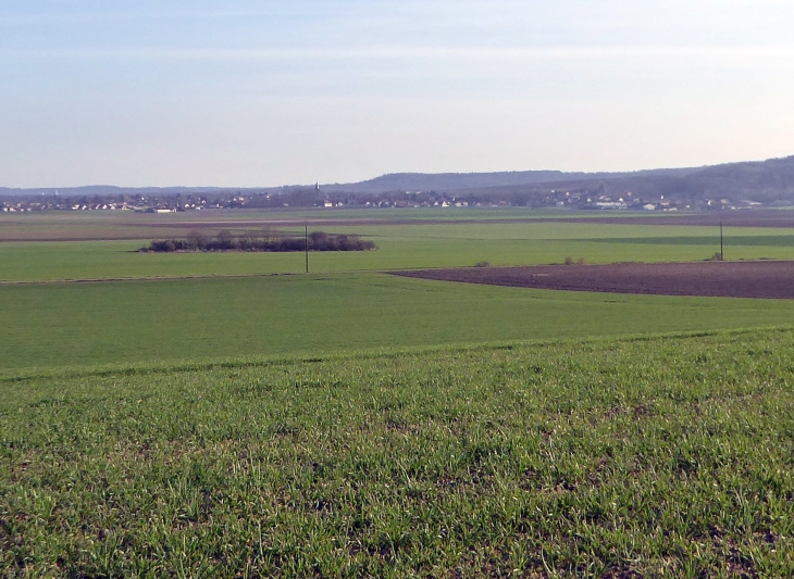 La petite ville vue de loin - Cormicy