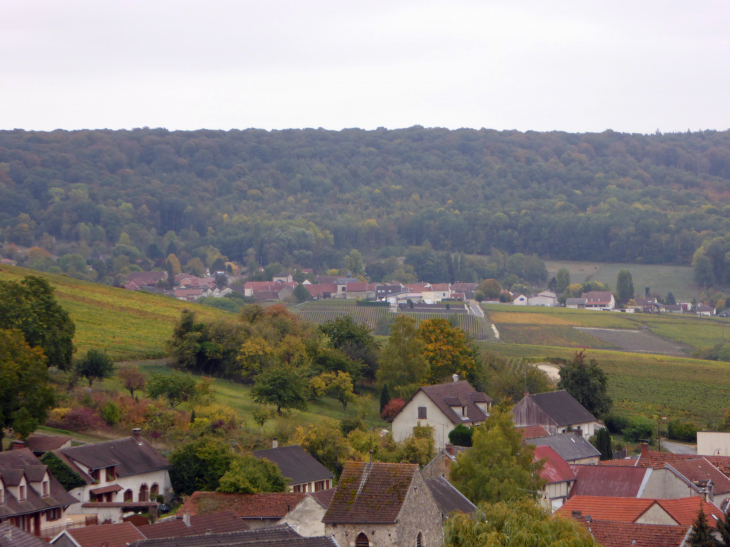 Vue sur le village - Cormoyeux