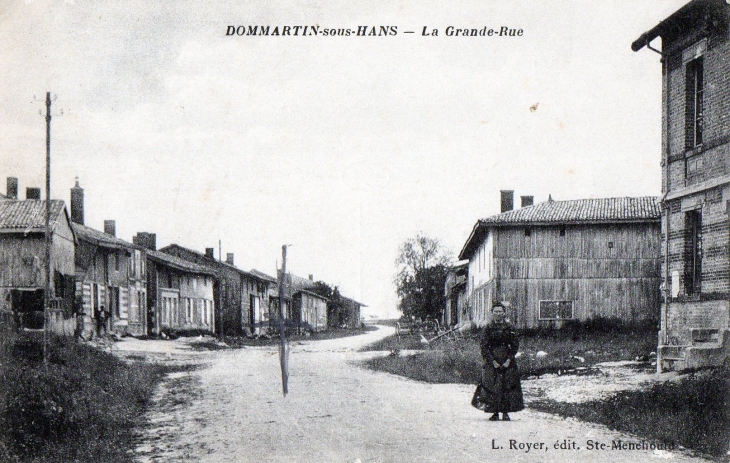 Rue de dommarthin sous hans - Dommartin-sous-Hans