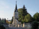 le pont de pierre sur la Livre et l'église