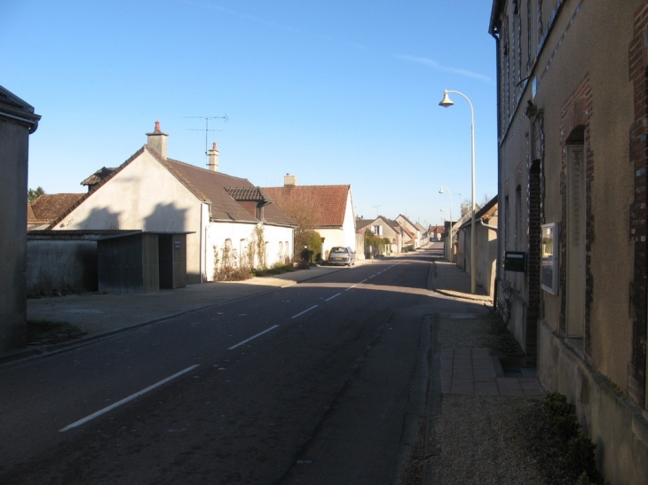 Rue de la Mairie à Granges sur Aube 51260 - Granges-sur-Aube