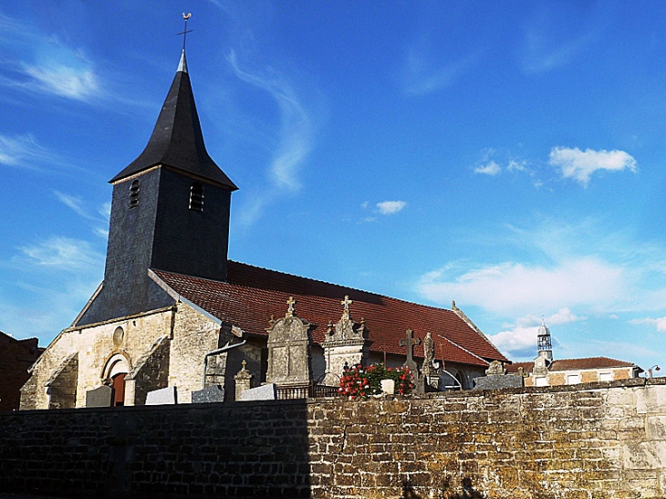 Le clocher - Heiltz-le-Hutier