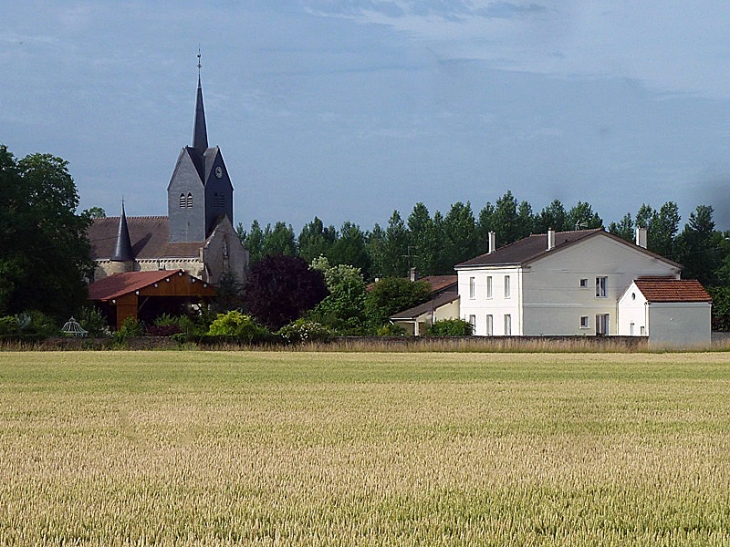 Vue sur le village - Isle-sur-Marne