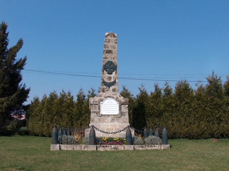 Stèle souvenir du combat des Thomassets - La Ville-sous-Orbais