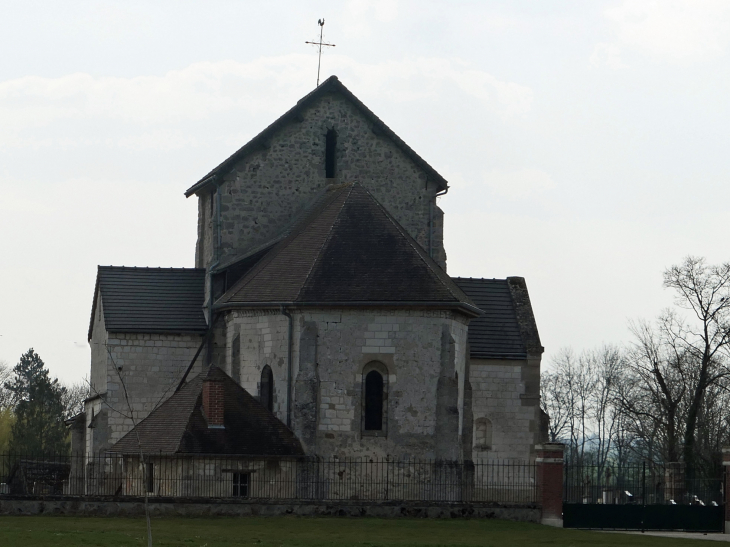 Derrière l'église - Lenharrée