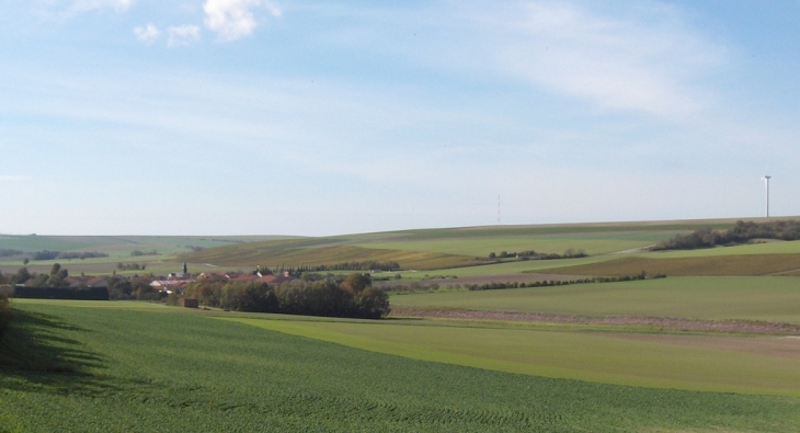 Vue de l'est - Lisse-en-Champagne