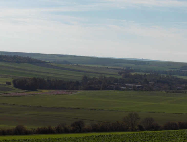 Vue du nord - Lisse-en-Champagne