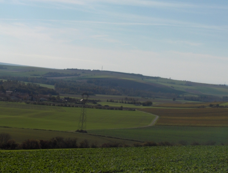 Vue du nord - Lisse-en-Champagne