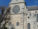 l'abbatiale vue de la place des Tilleuls