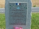 stèle en mémoire de l'hopital militaire de 14-18