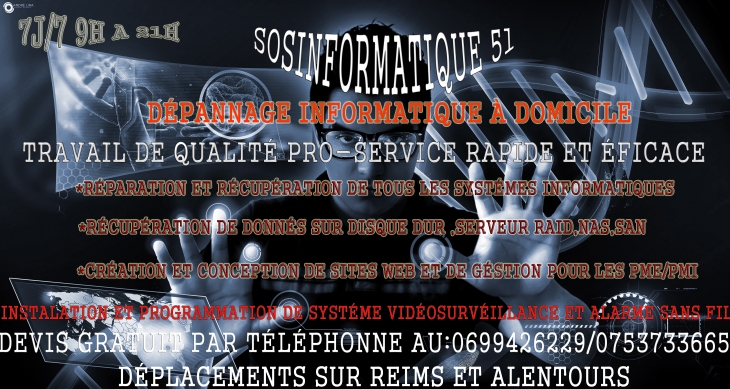 Sos informatique - Reims-la-Brûlée