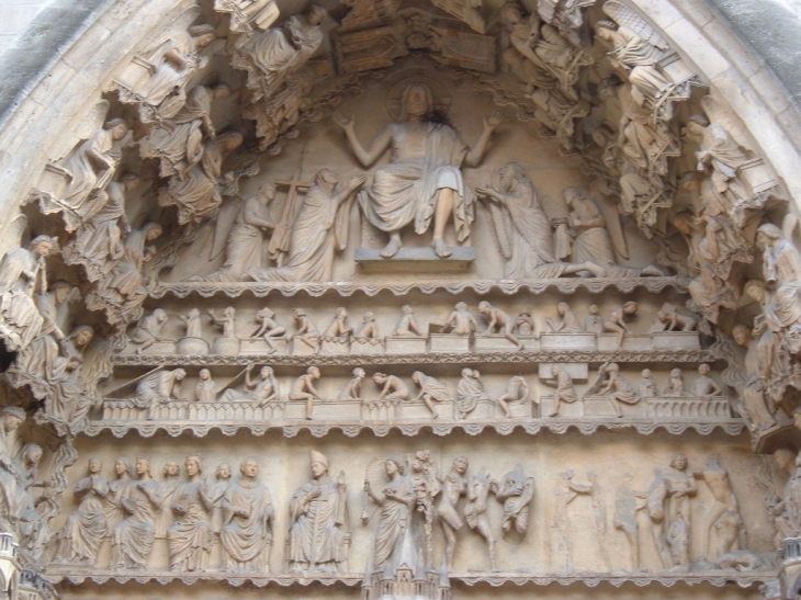 Cathédrale, le Jugement Dernier - Reims