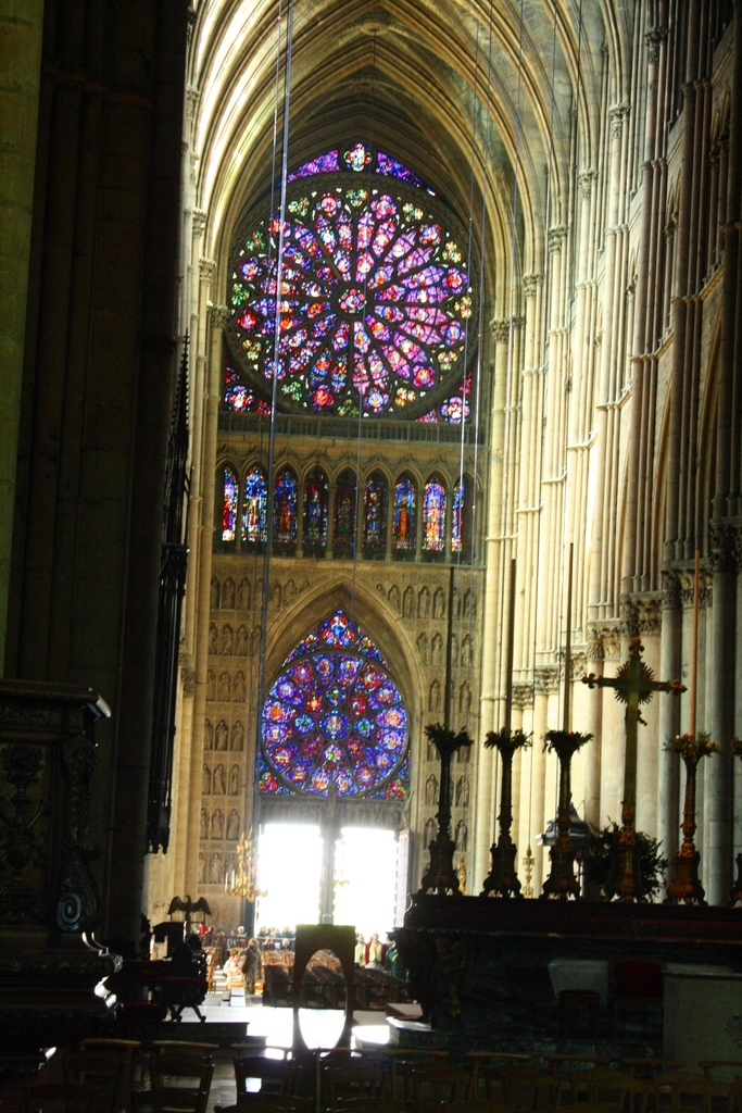 Intérieur de la cathédrale - Reims