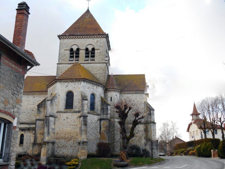 Le chevet de l'église - Saint-Souplet-sur-Py