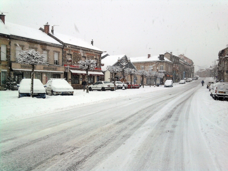 Sermaize sous la neige - Sermaize-les-Bains