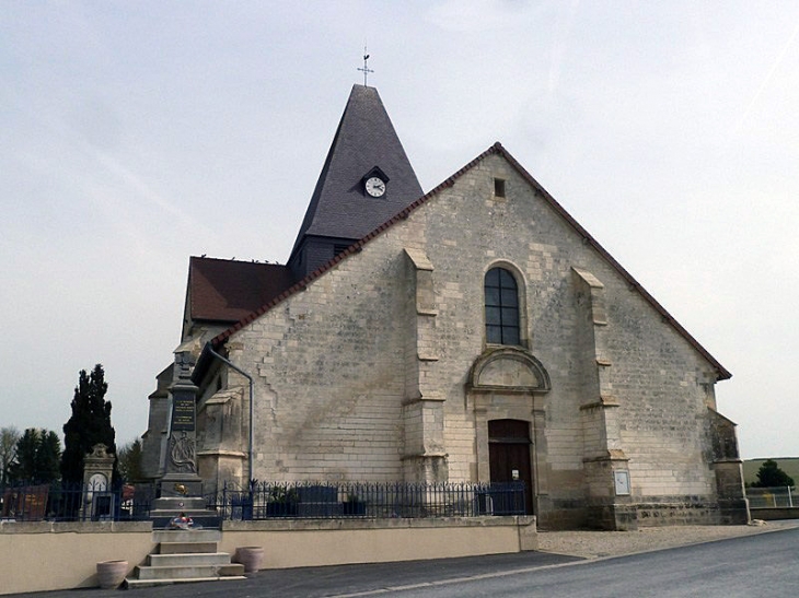 L'église du hameau de Sainte Croix - Soudé