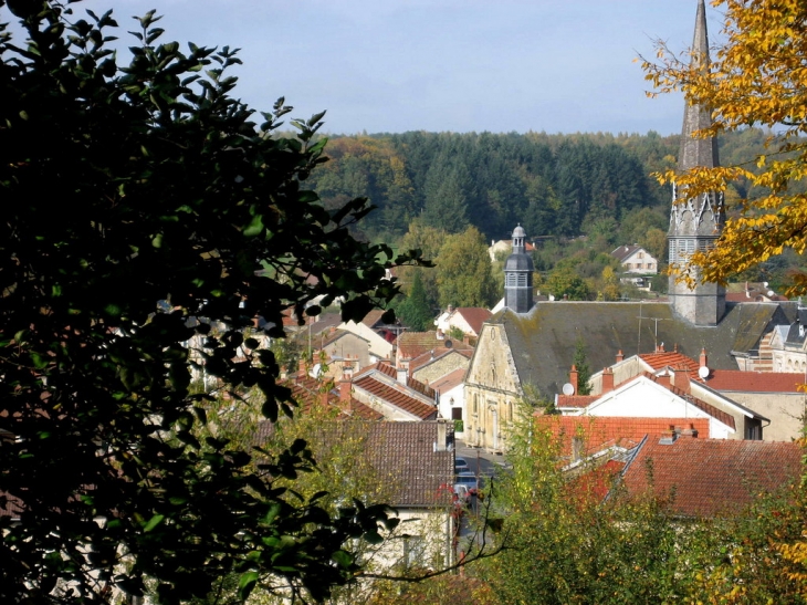 Vue du haut - Vienne-le-Château