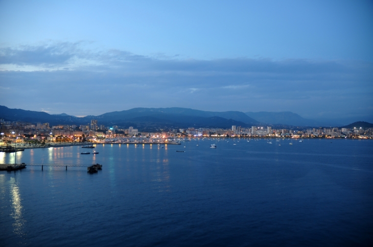 Baie d'Ajaccio By night