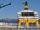 A l'embarquement des ferries