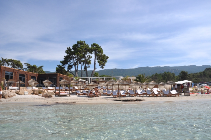 Plage de Mare e Sole ( plage d'Argent ) Paillotte chez Françis - Coti-Chiavari