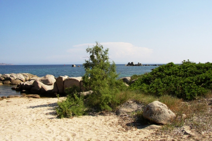 En arrivant sur la plage - Pianottoli-Caldarello