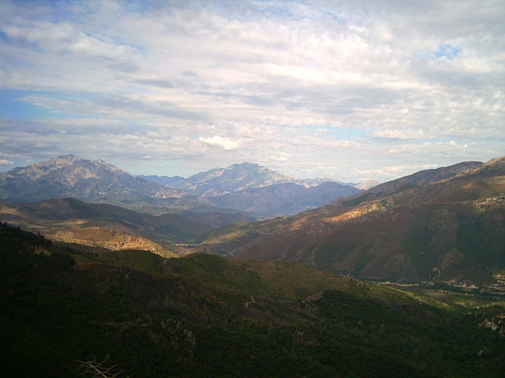 Vallée du Golo vue de Bisinchi