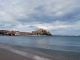 vue de calvi prise de la plage