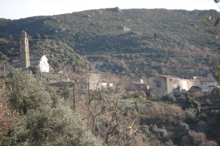 Le village vue d'ensemble - Piève