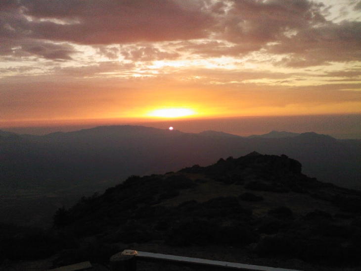 Lever de soleil à St Elysée sur le CARDO - Santo-Pietro-di-Venaco