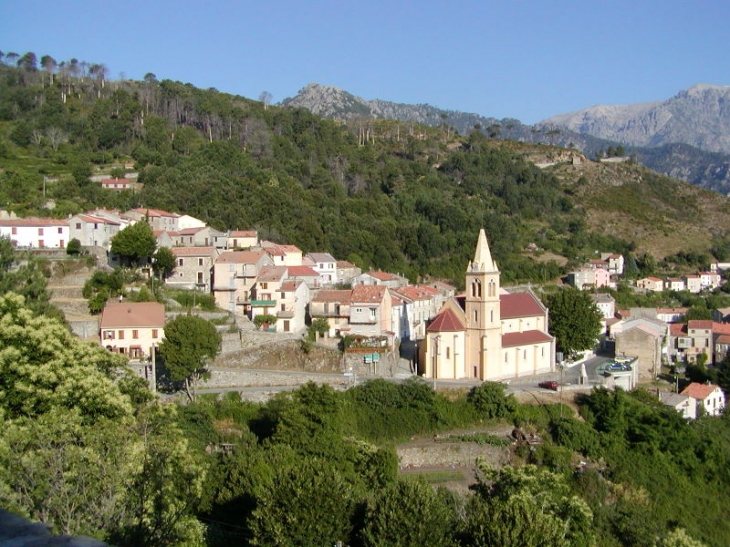 Vue du village - Vivario