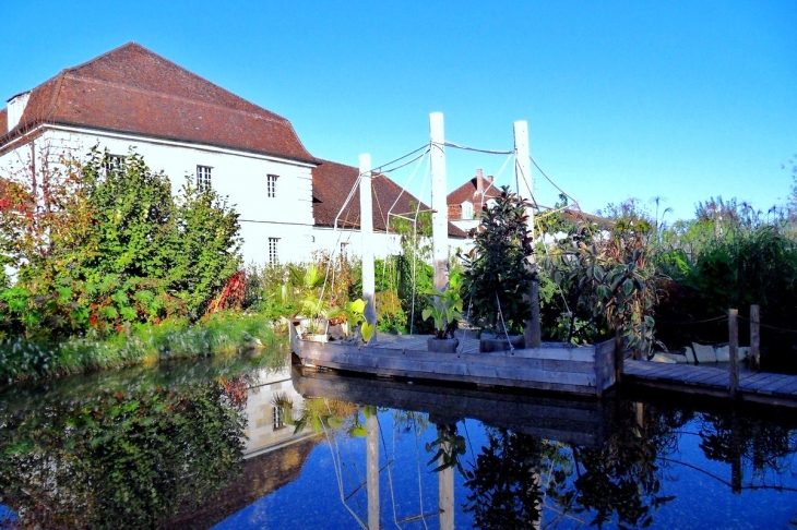 Les jardins de la saline Royale.Jardin des Indes - Arc-et-Senans