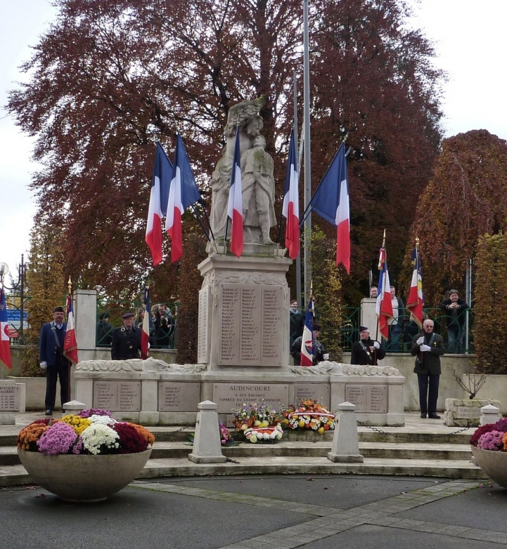 Cérémonie de l'Armistice - Audincourt