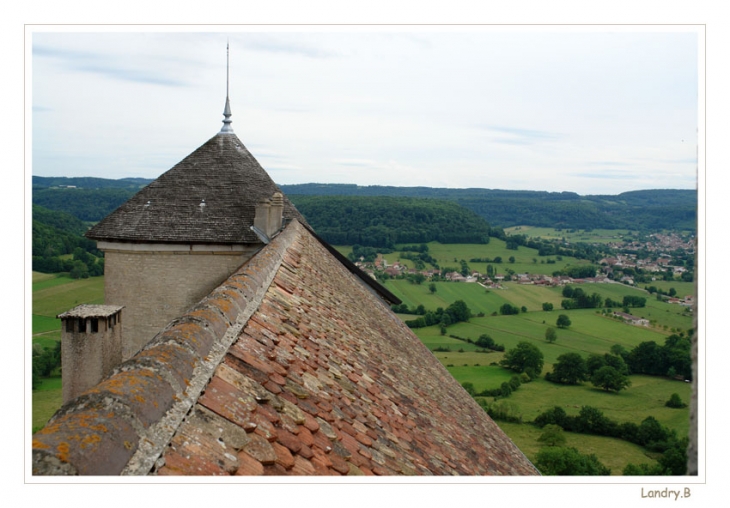 Vue de la vallée du château de Belvoir