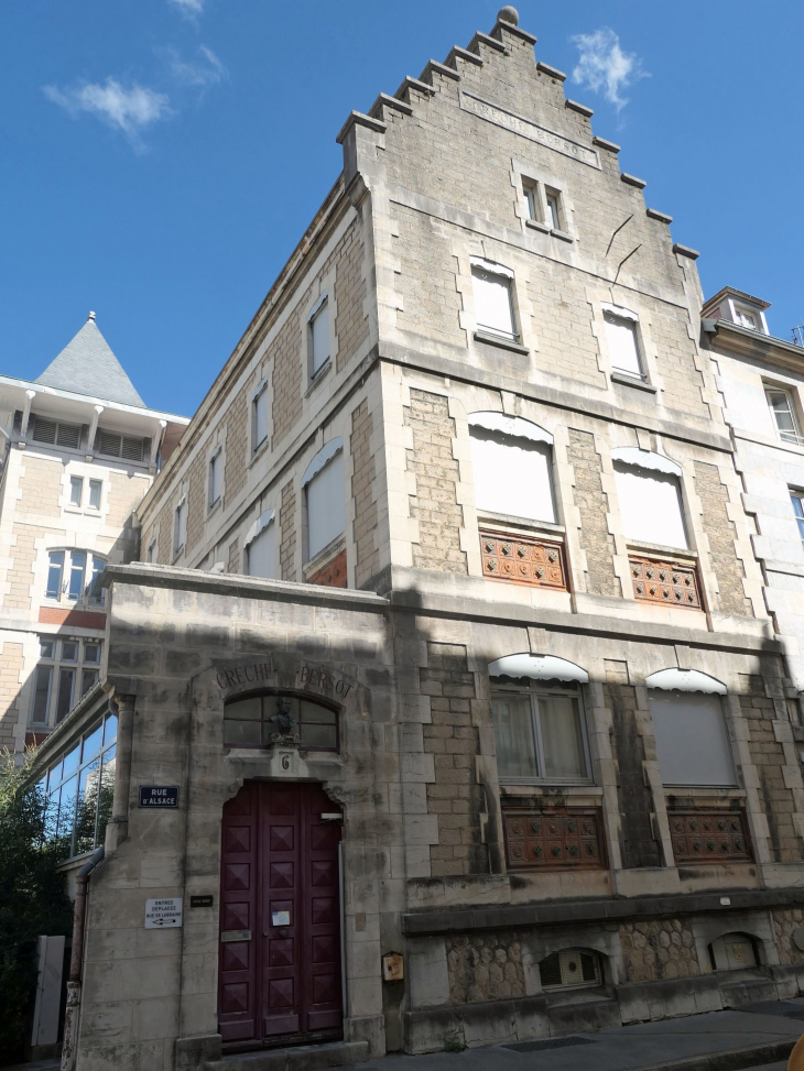 Rue d'Alsace : la crèche Bercot - Besançon