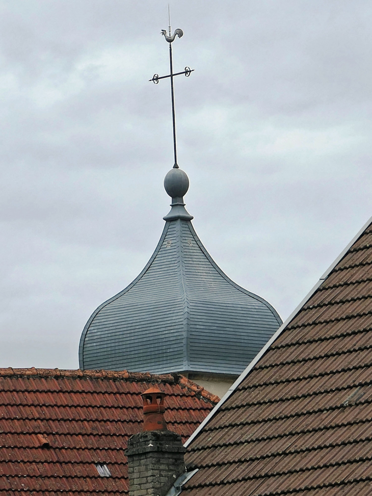 Vue sur le clocher - Beure