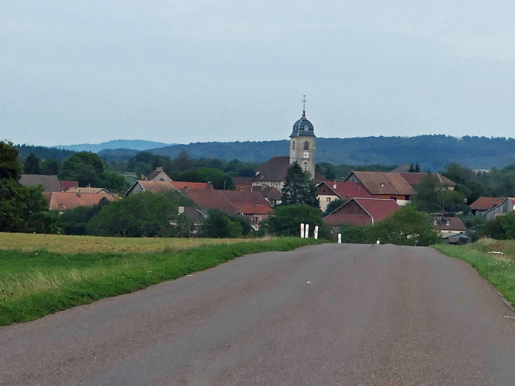 Vue sur le village - Bouclans