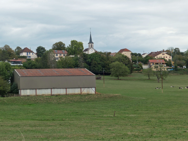 Vue sur le village - Champagney