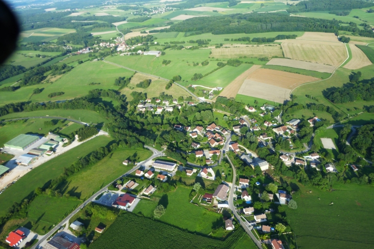 Photo aérienne - Corcelles-Ferrières