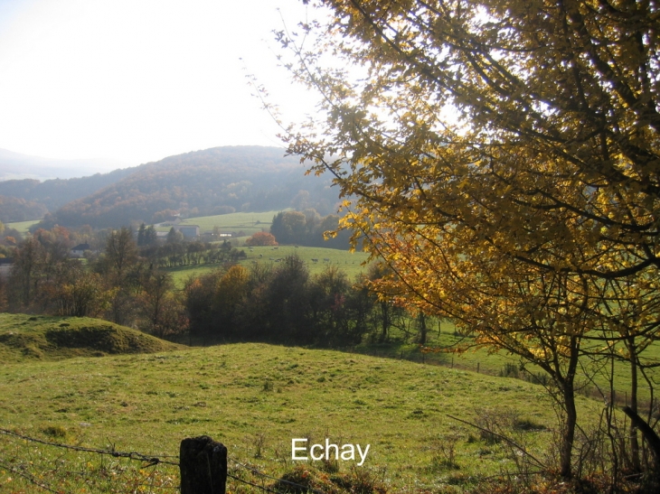 Echay en automne - Échay