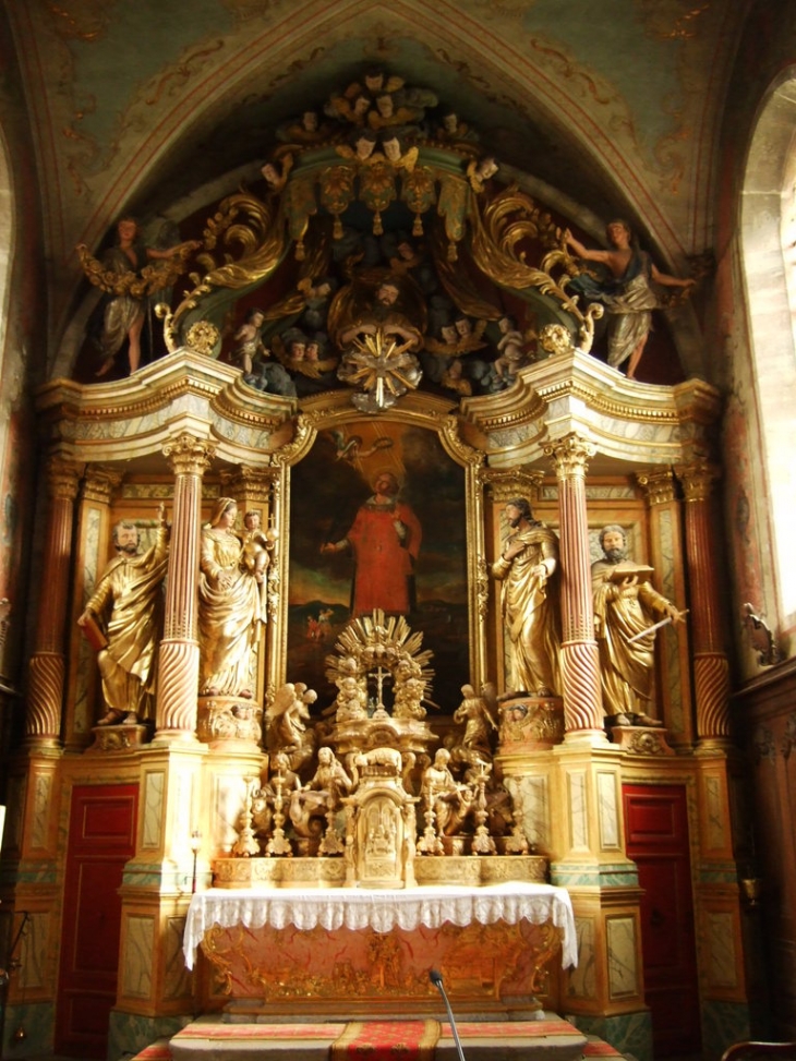 Le rétable de l'église - Goux-les-Usiers