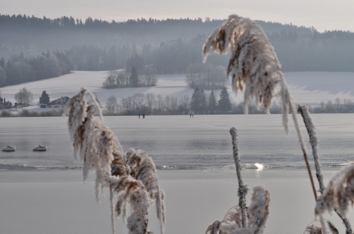 Patinage .lac Saint-Point - Malbuisson