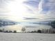 le lac dans toute sa splendeur matinal