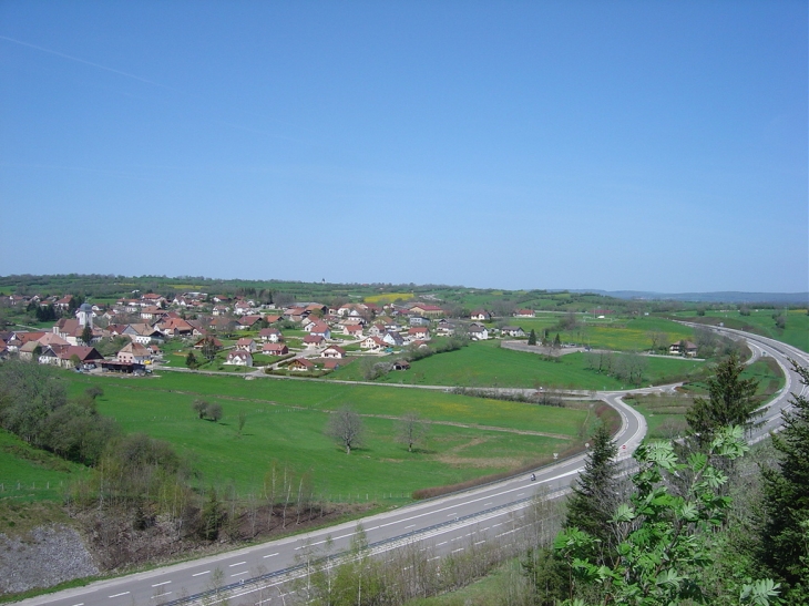 Vue d'ensemble depuis la déviation - Nods