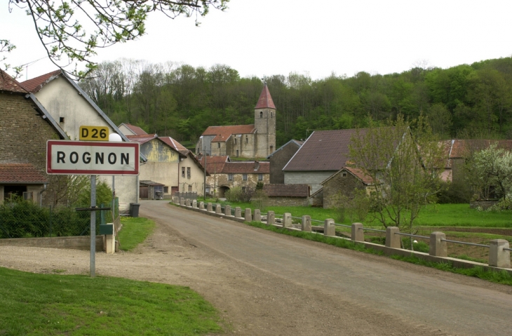 Le village et son église - Rognon