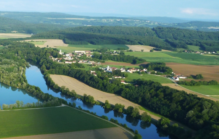 Photo aérienne - Roset-Fluans