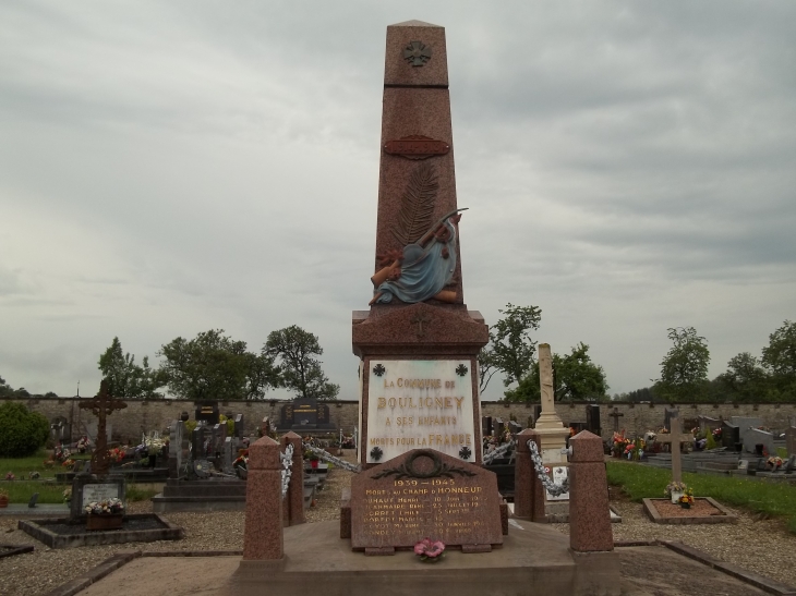 Monument aux morts - Bouligney