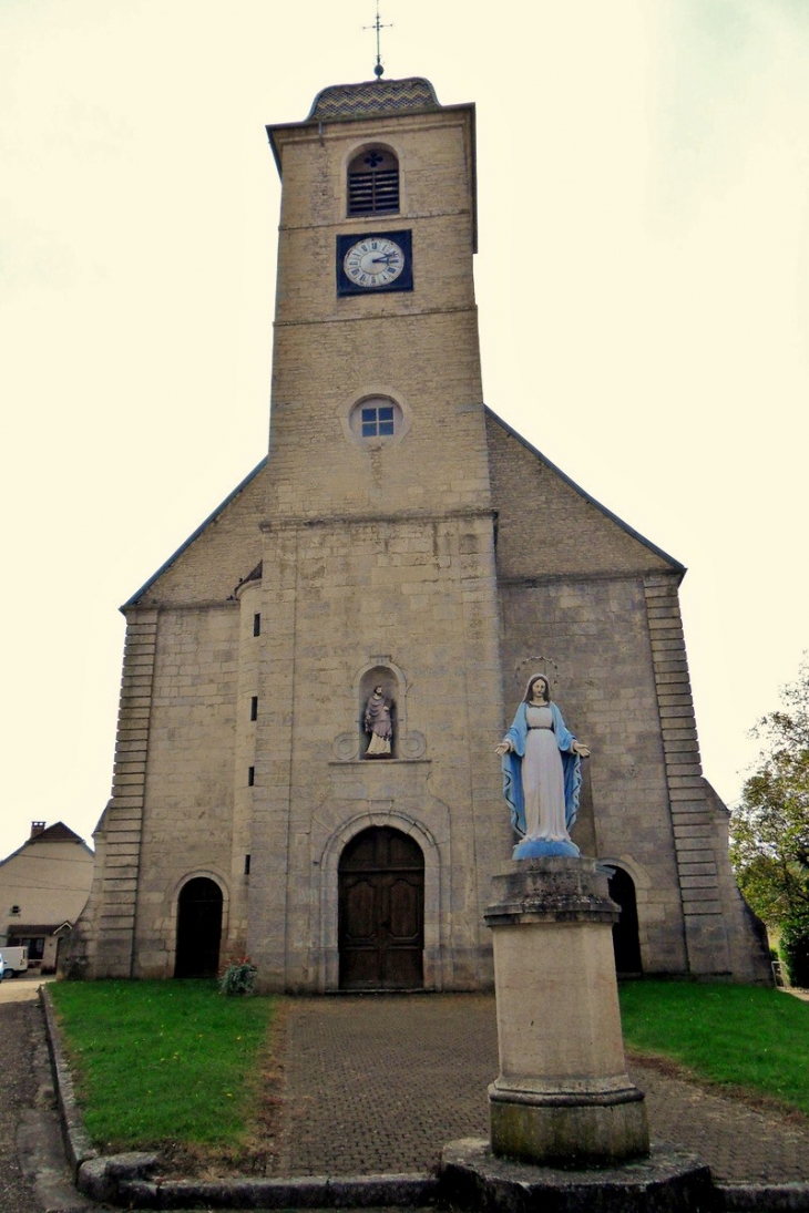 Broye-les-Pesmes.70.Eglise. - Broye-Aubigney-Montseugny