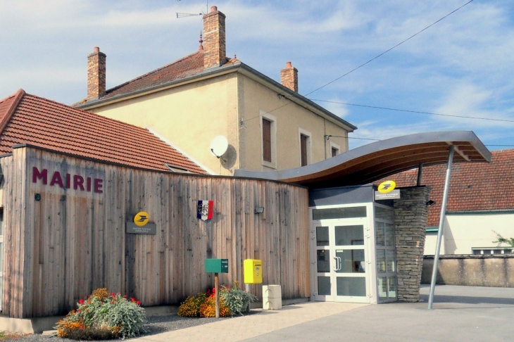 Broye-les-Pesmes.70.Mairie. - Broye-Aubigney-Montseugny