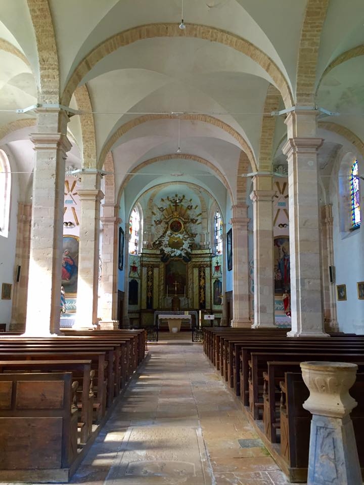 Eglise-Halle Saint Pierre de Broye les Pesmes. Retable classé aux MH - Broye-Aubigney-Montseugny