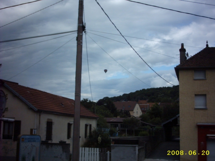 Grande Rue vers le sud du plateau de Cita - Échenoz-la-Méline